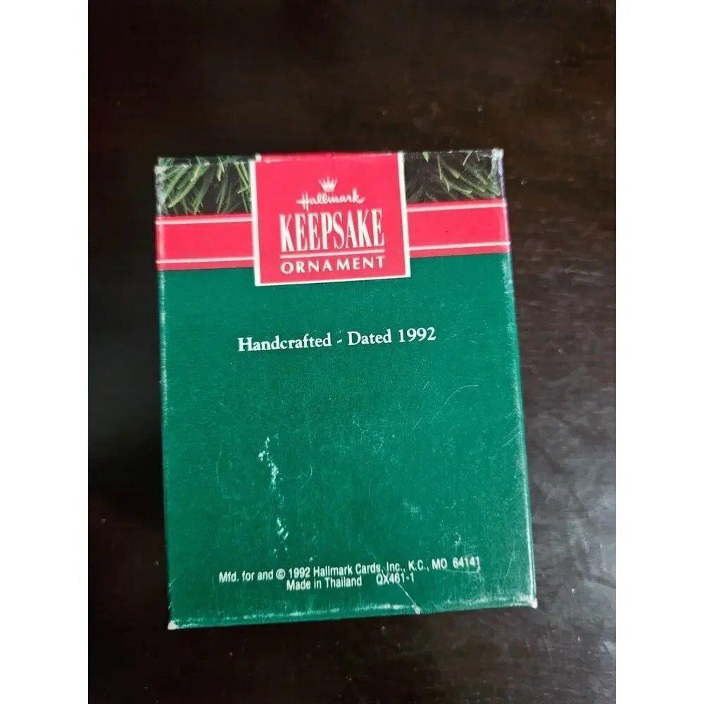 Vintage 1992 Hallmark Christmas Keepsake Dad-to-Be Rooster Ornament. New in Box.